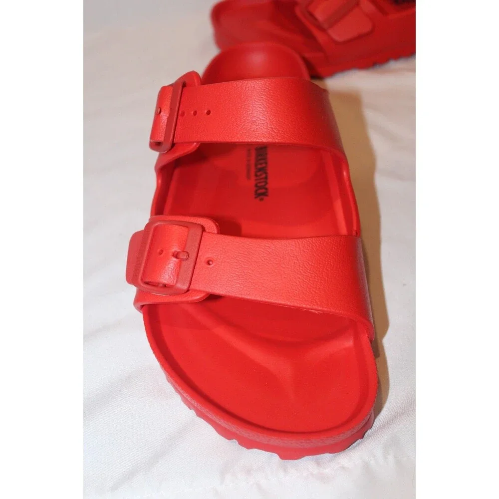 Birkenstock Men Arizona Essentials EVA Sandals RED NIB REGULAR